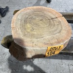 Rosewood schijf, Dikte 75mm, Ø 450mm